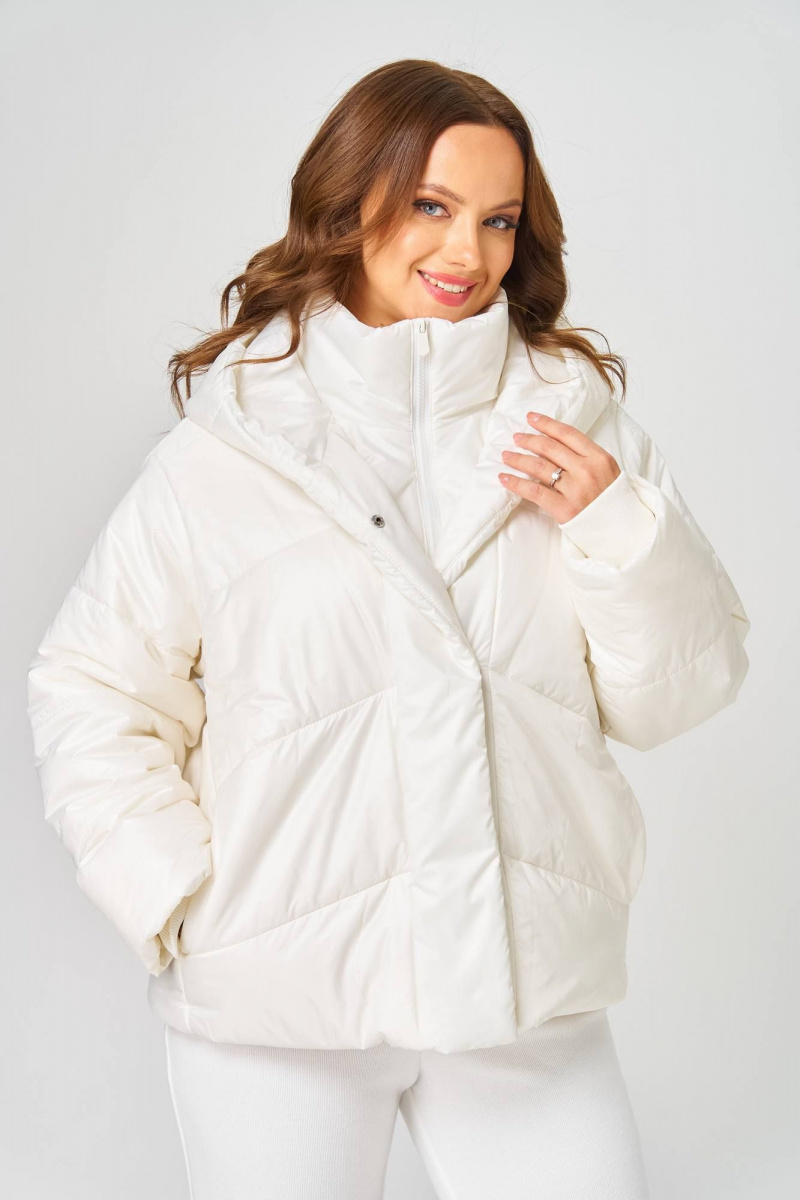 Женская куртка Диомант 2125 молочный