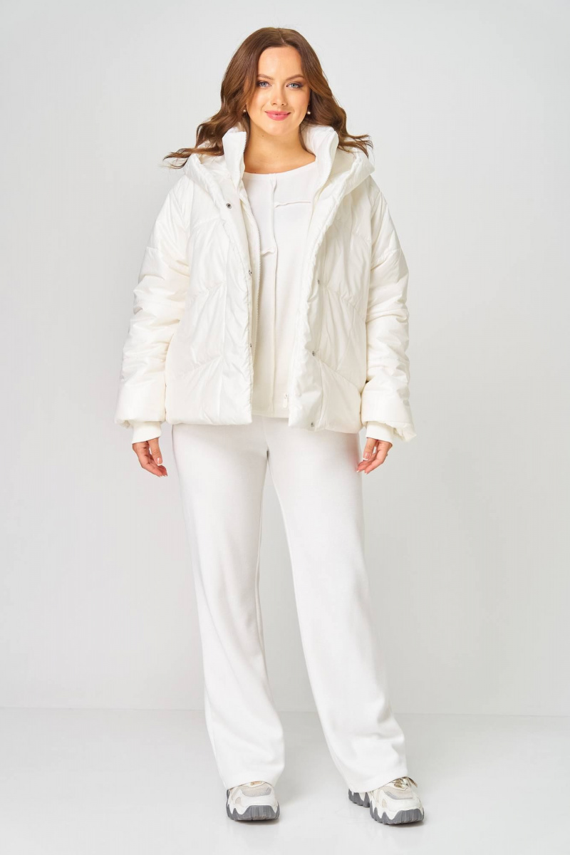 Женская куртка Диомант 2125 молочный