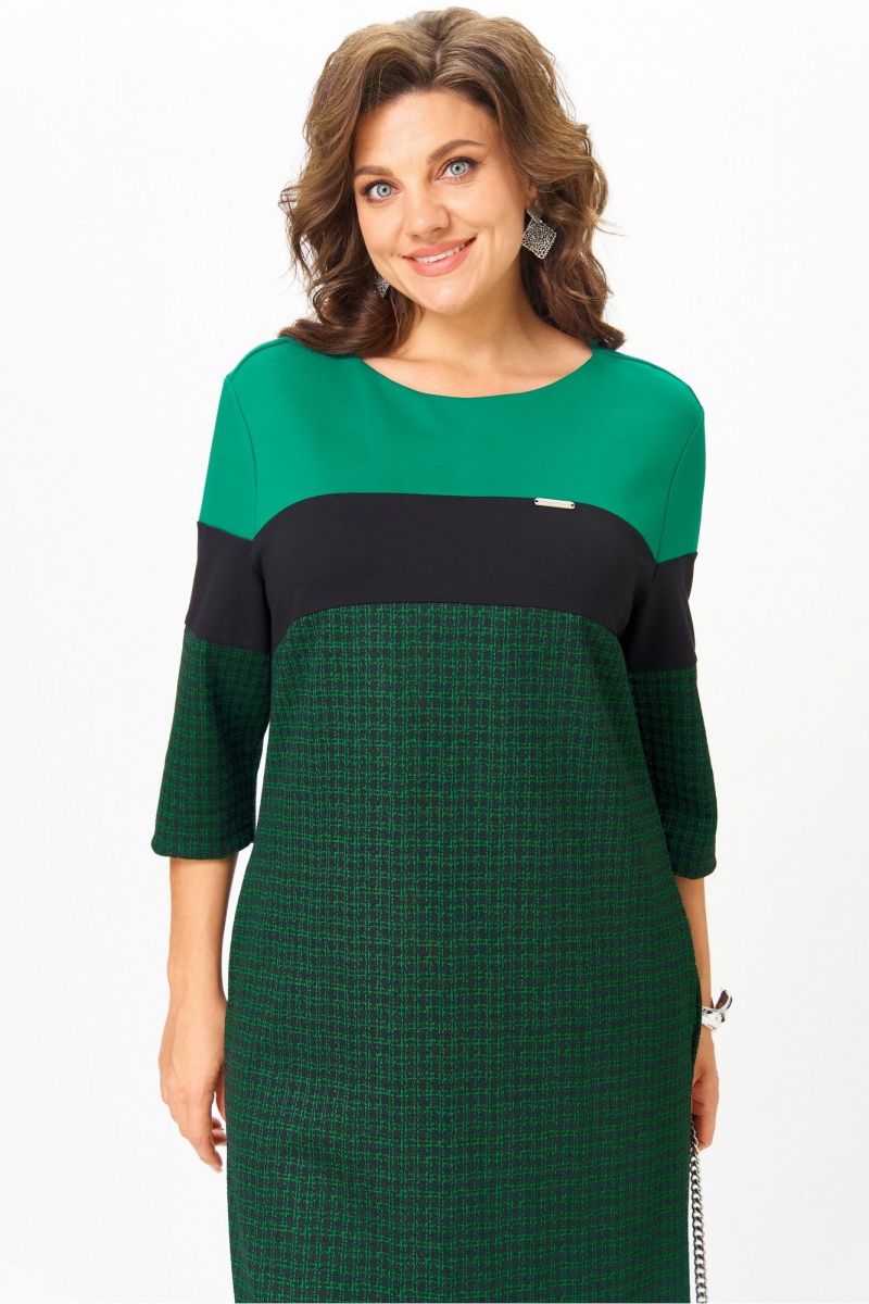 Платья Michel chic 2188 зеленый_черный