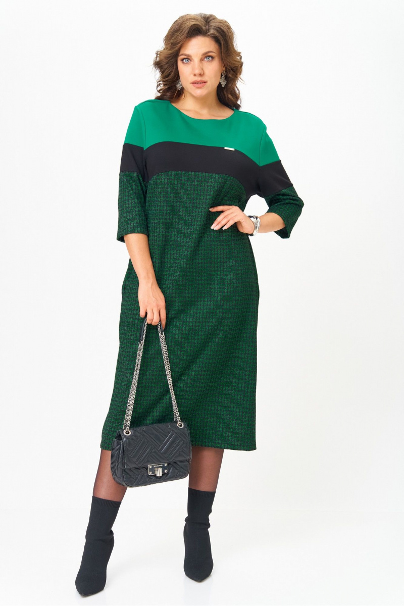 Платья Michel chic 2188 зеленый_черный