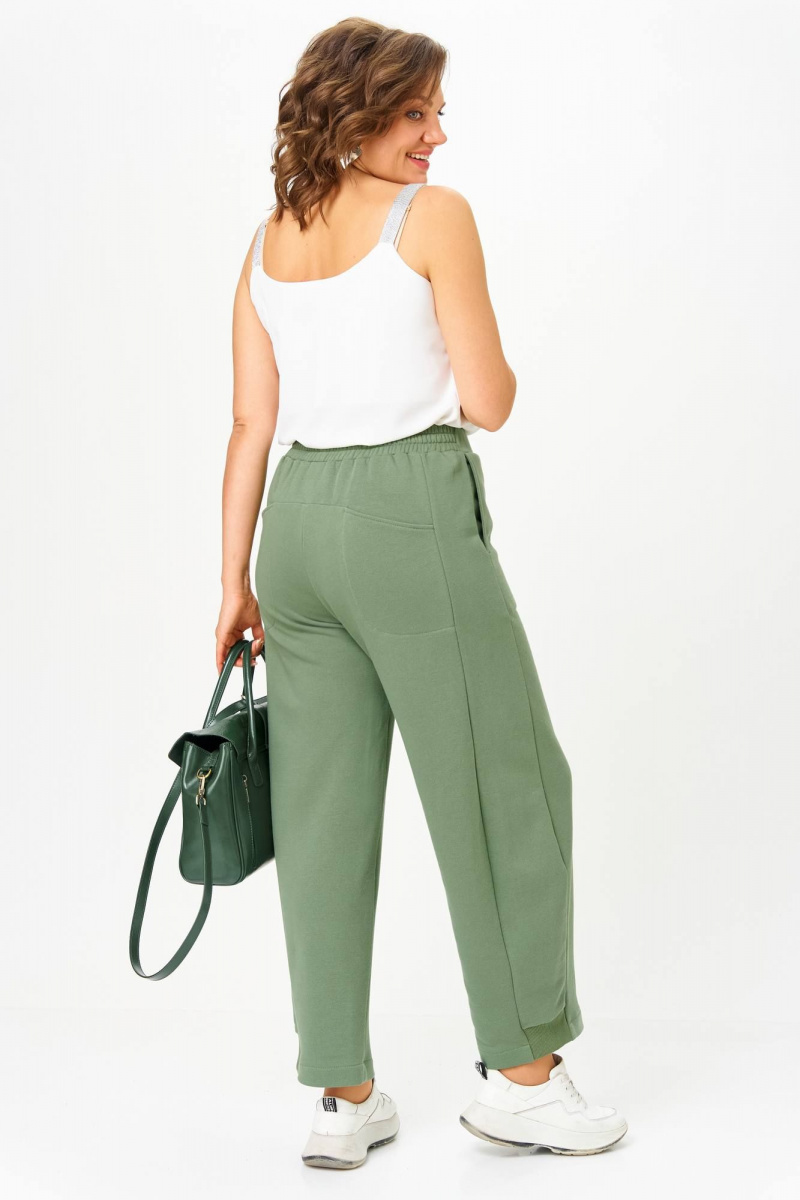 Брючный костюм Anastasia 1299 олива