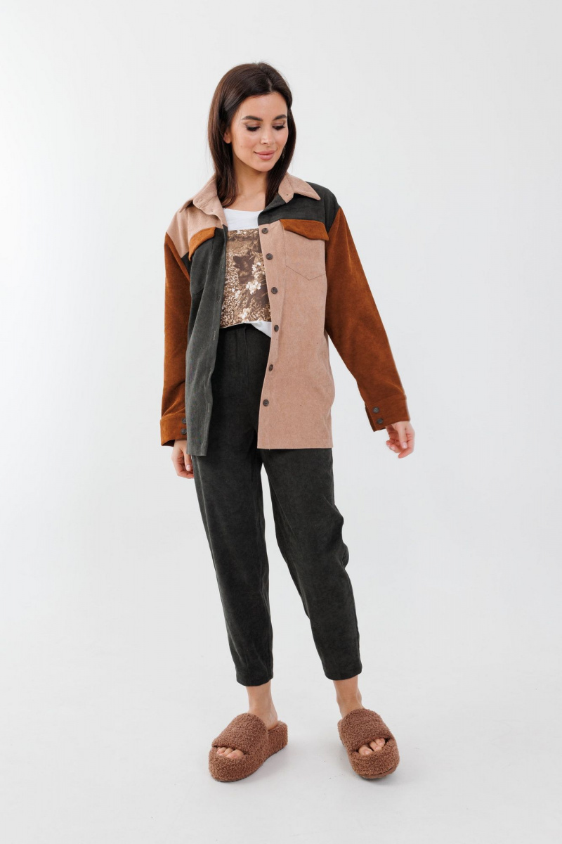 Рубашки Anelli 1748 оттенки_леса