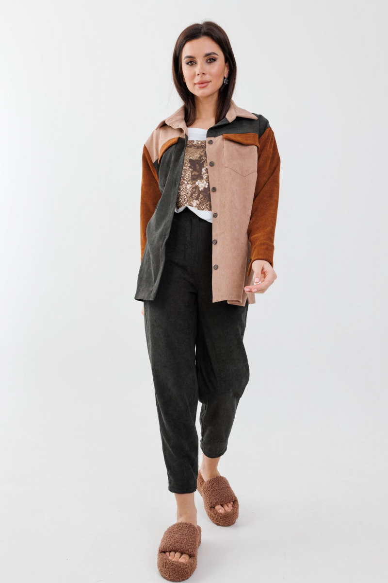 Рубашки Anelli 1748 оттенки_леса