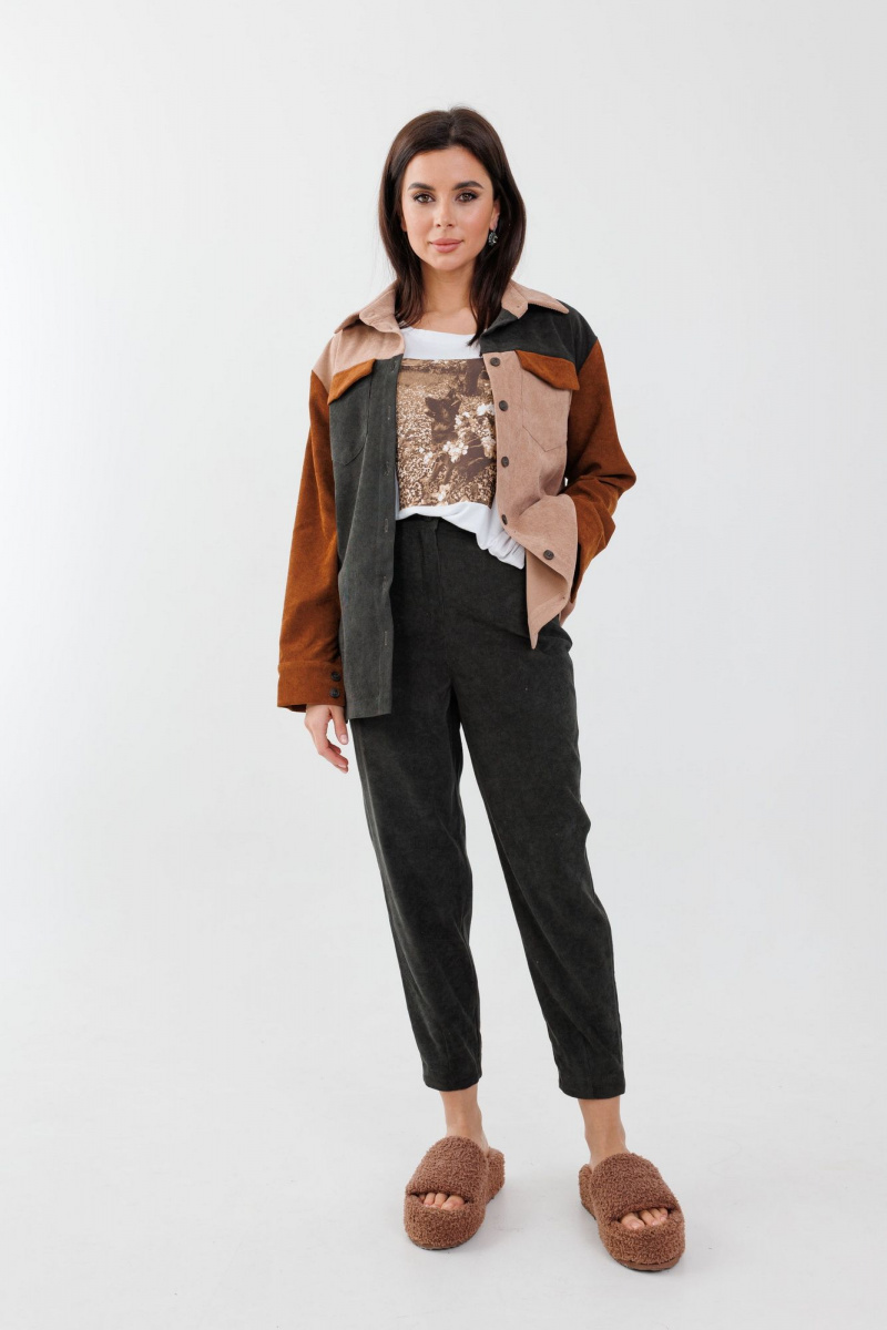 Рубашки Anelli 1748 оттенки_леса