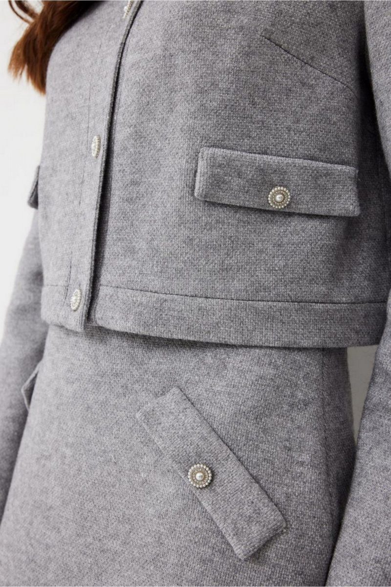 Юбки T.N.D М373/1 серый