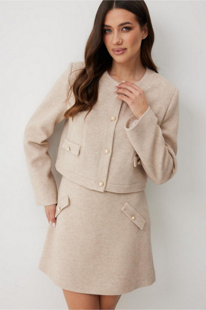 Жакеты T.N.D М666/2 бежевый