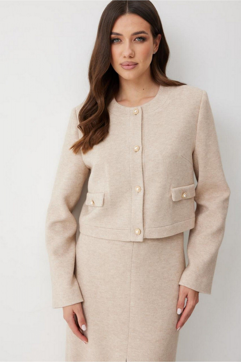 Жакеты T.N.D М666/2 бежевый