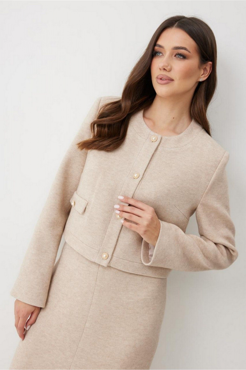 Жакеты T.N.D М666/2 бежевый