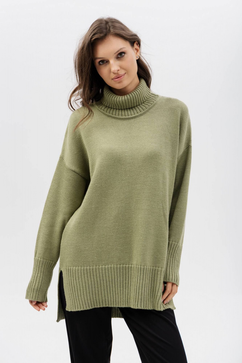 Свитеры Romgil РВ0416-ШЕ5 светло-оливковый