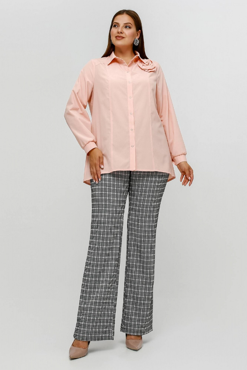 Рубашки La rouge 6306 персик