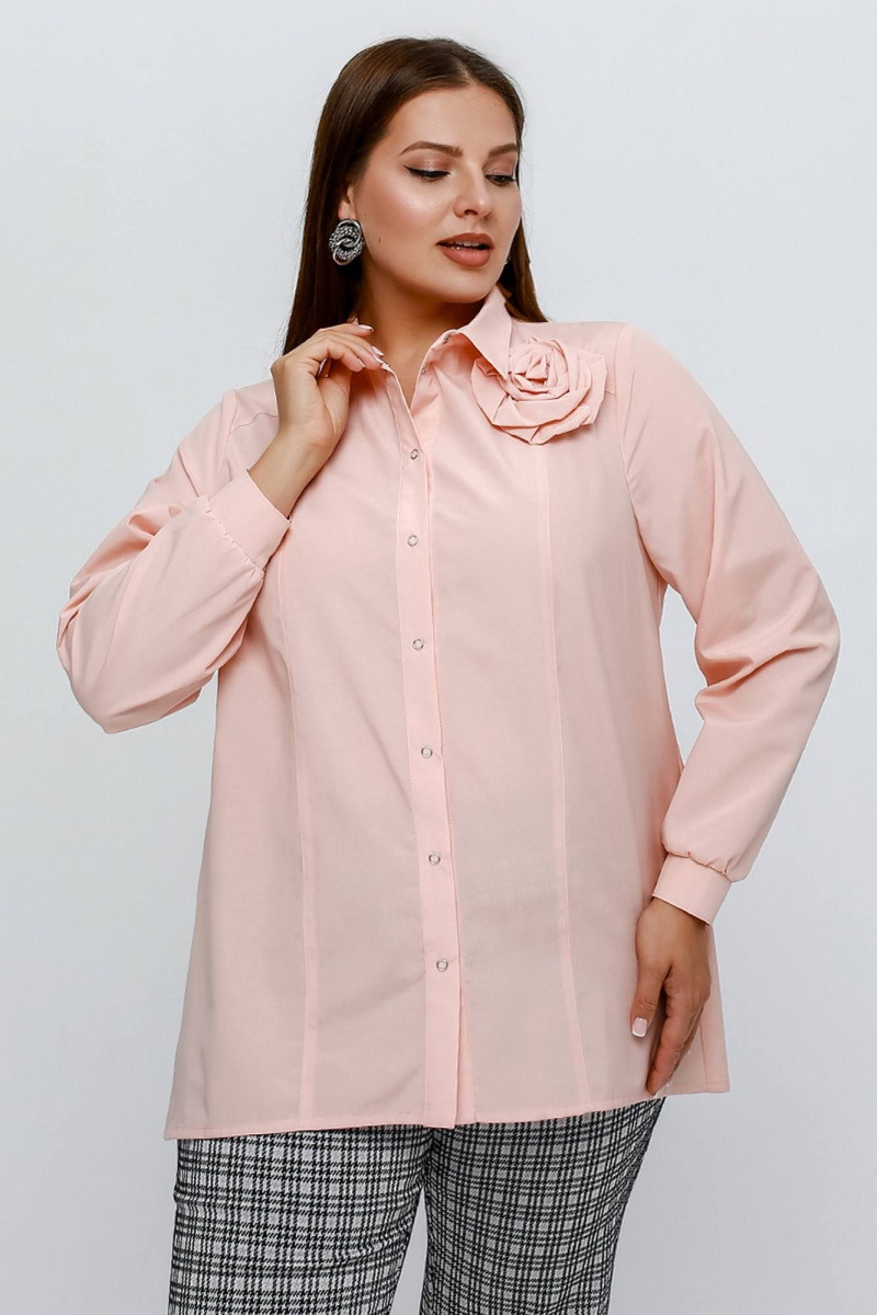 Рубашки La rouge 6306 персик