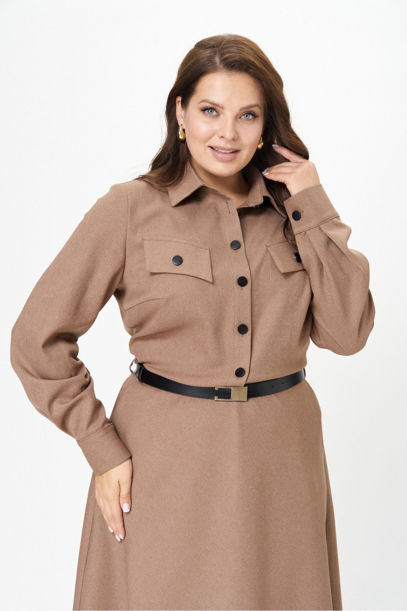 Платья AVA fashion М-160 капучино