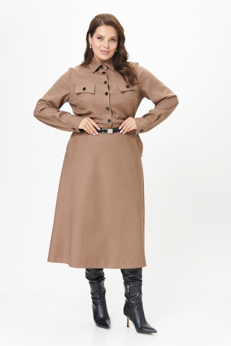 Платья AVA fashion М-160 капучино