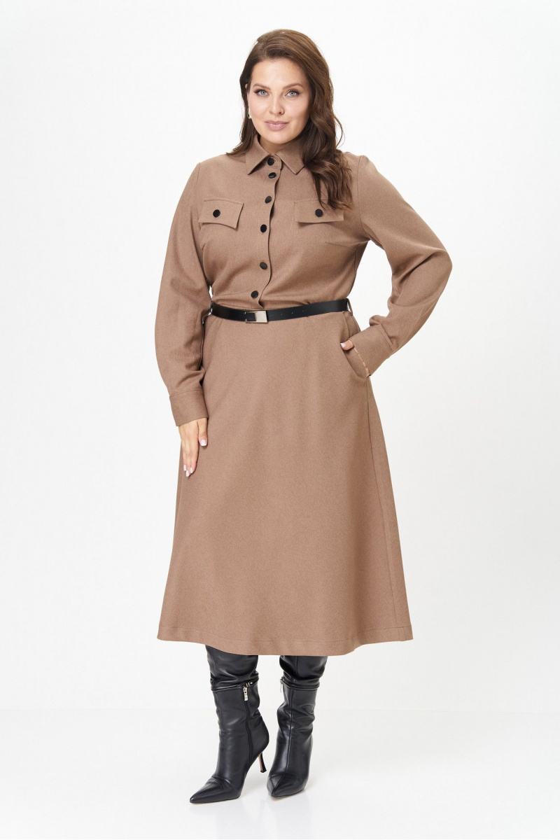 Платья AVA fashion М-160 капучино