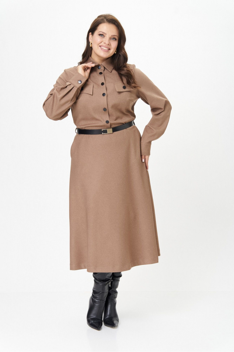 Платья AVA fashion М-160 капучино