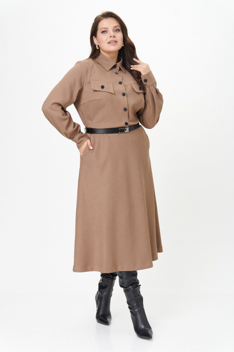 Платья AVA fashion М-160 капучино