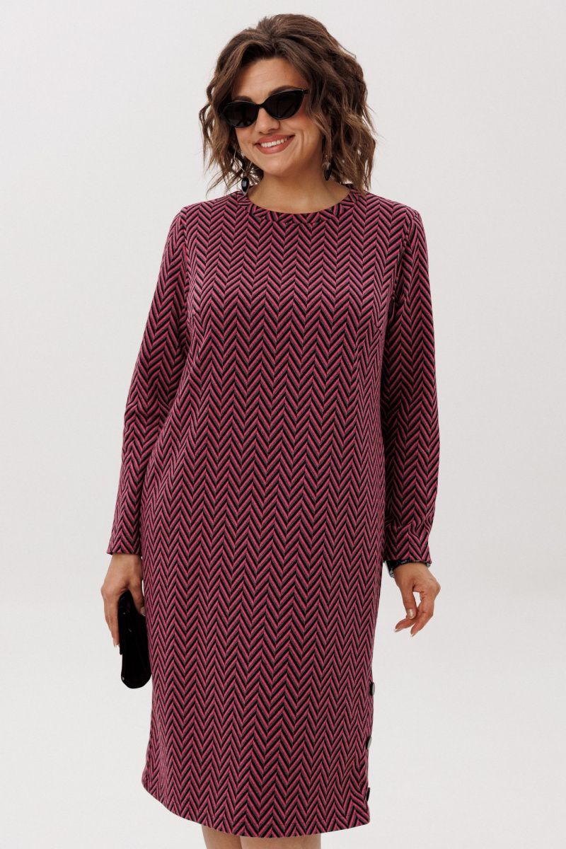 Платья Anelli 1755.1 рябиновая_волна