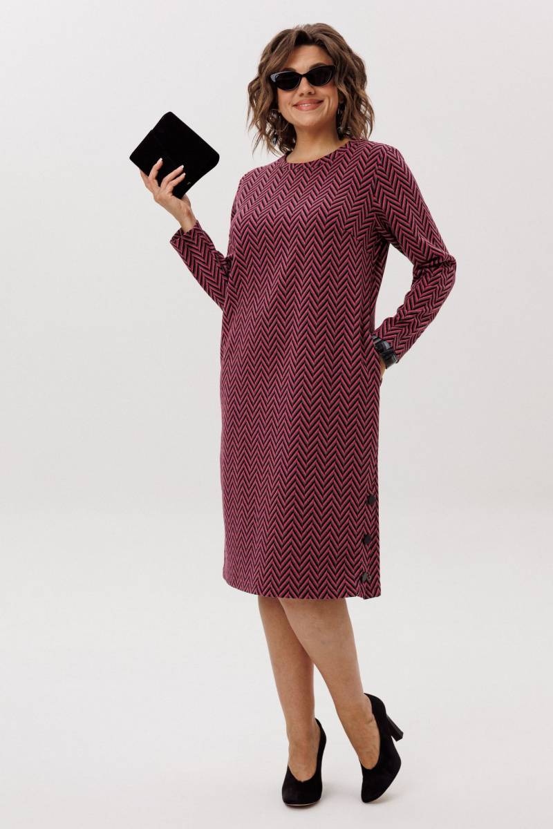 Платья Anelli 1755.1 рябиновая_волна