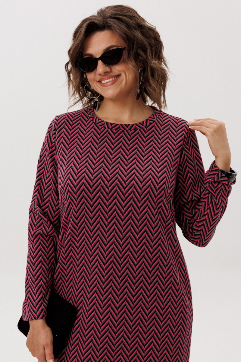 Платья Anelli 1755.1 рябиновая_волна