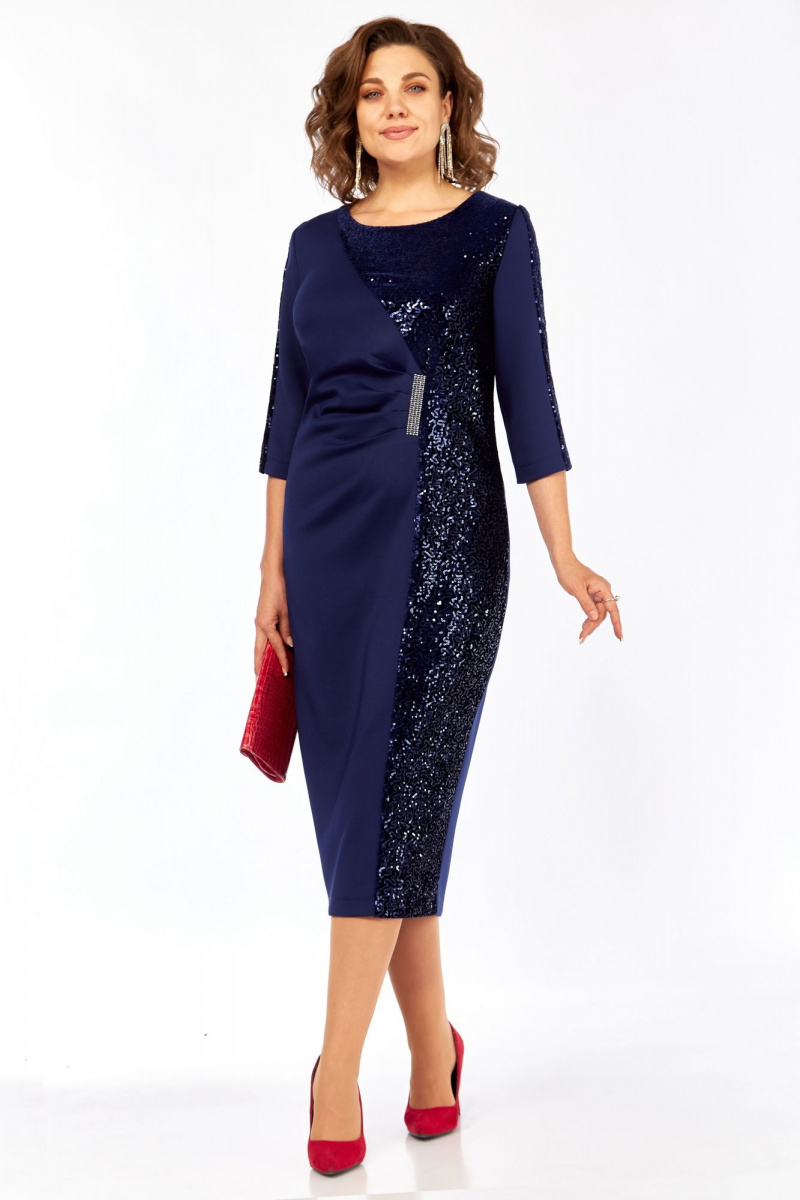 Платья Matini 1044 синий_водолаз