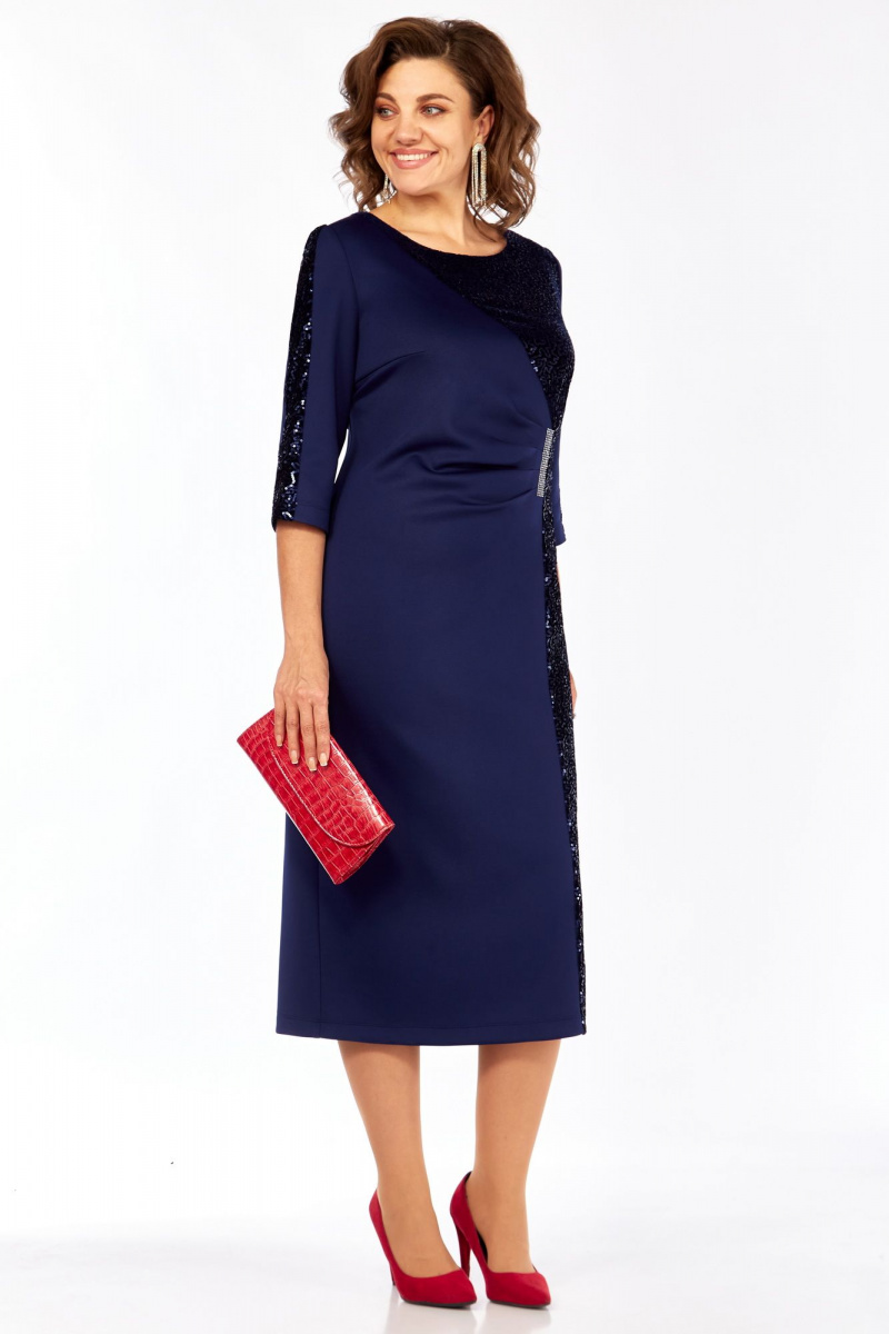 Платья Matini 1044 синий_водолаз