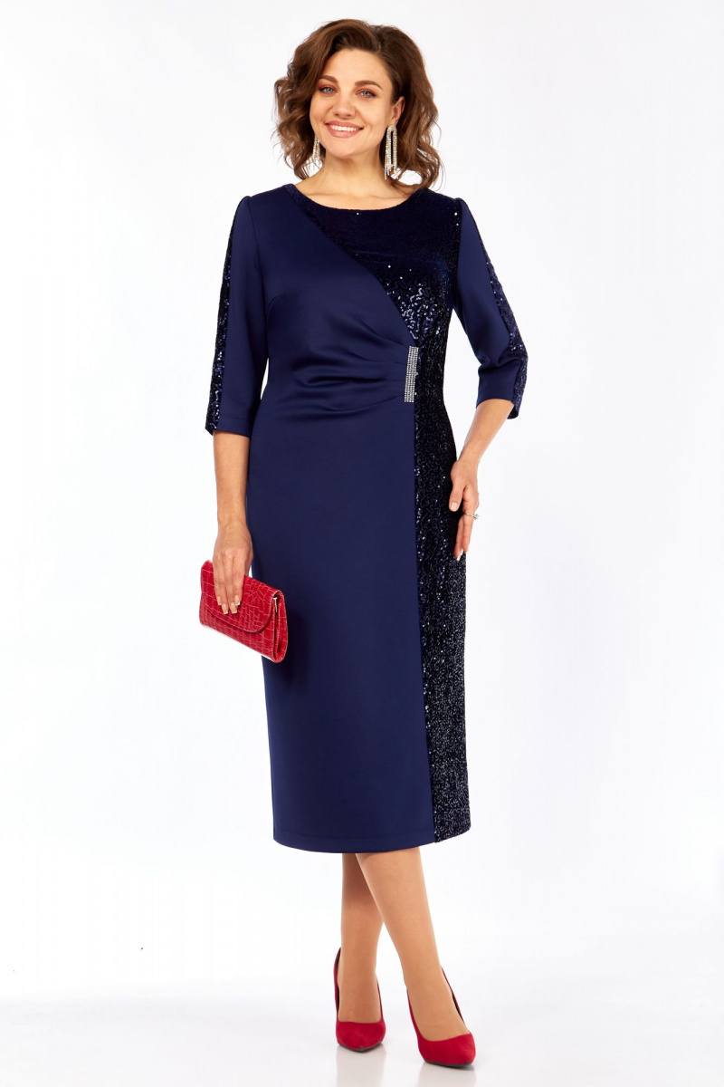 Платья Matini 1044 синий_водолаз