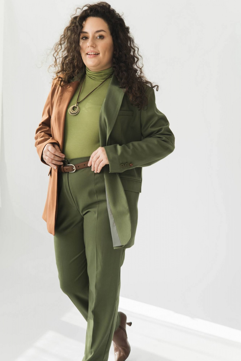 Брюки Legend Style P-025 зеленый_чай