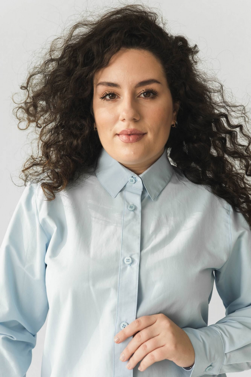 Рубашки Legend Style B-030 голубой