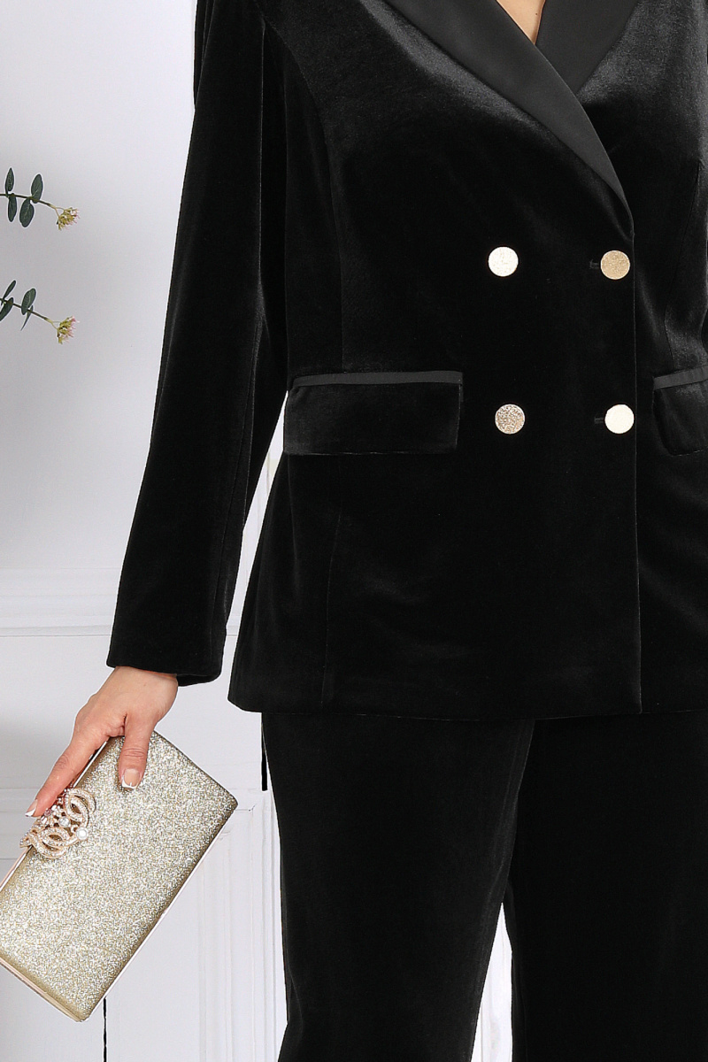 Брючный костюм Ninele 6032 угольный