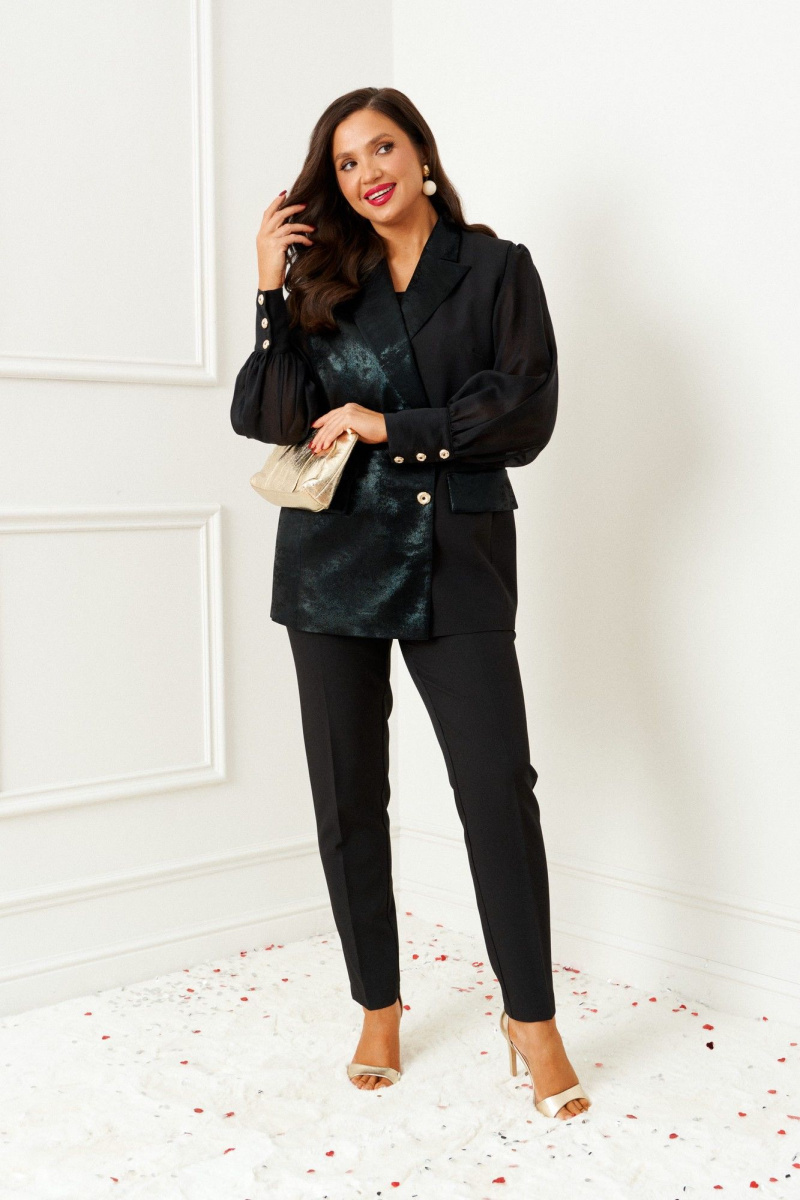 Брючный комплект Beautiful&Free 6395 черный