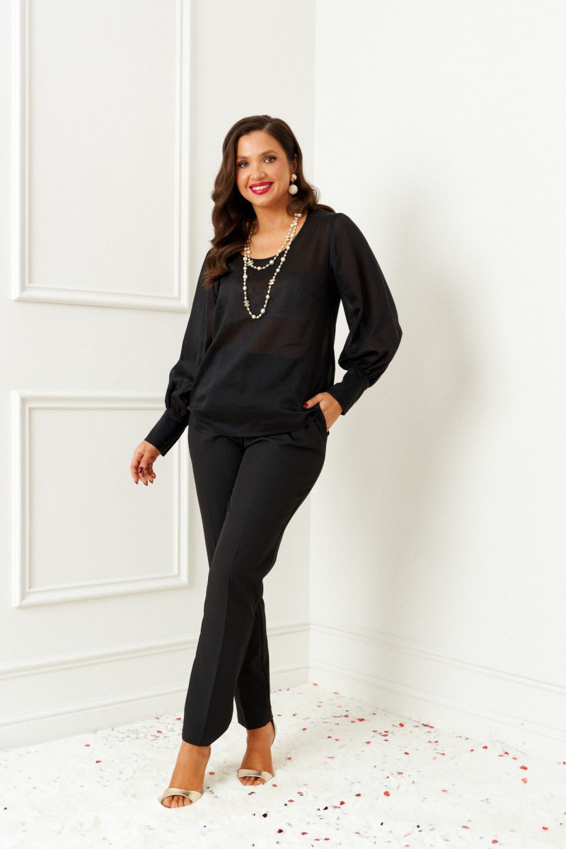 Брючный комплект Beautiful&Free 6395 черный