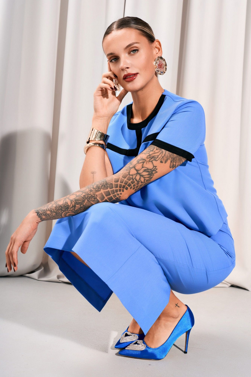 Юбочный комплект Lissana 5014 голубой