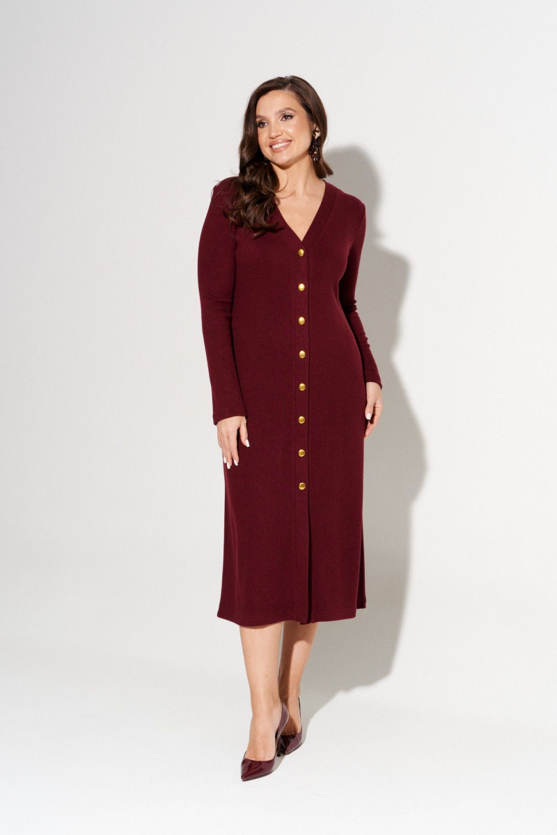 Платья AltaModa 1044 бордовый