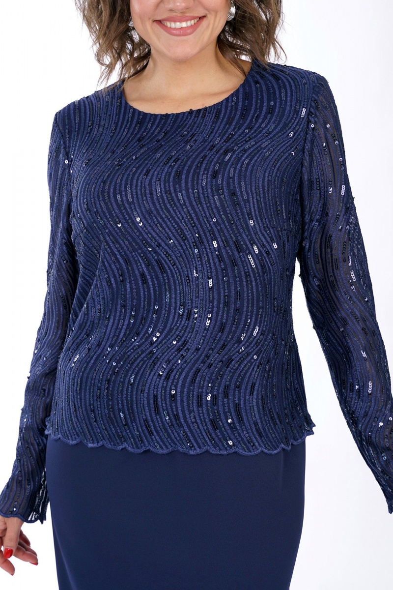 Платья Alani Collection 2458 синий