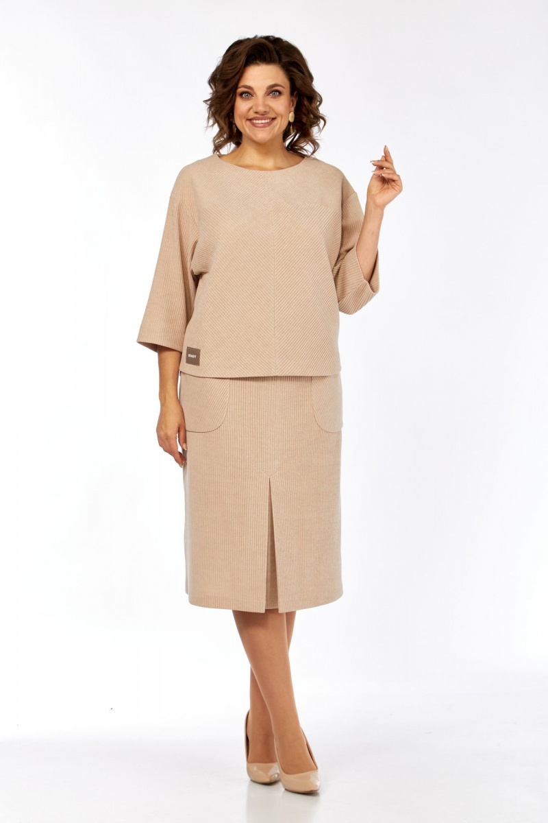 Юбочный комплект Элль-стиль 2441 бежевый
