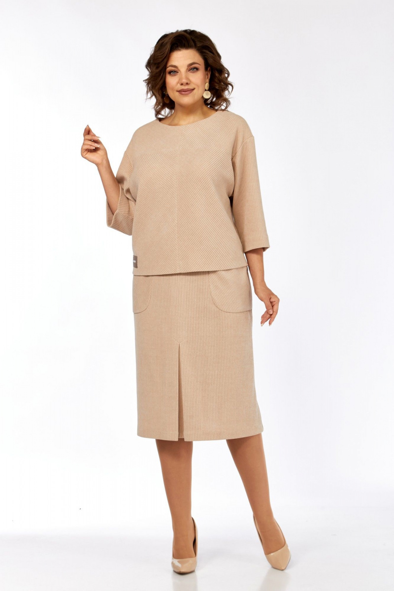 Юбочный комплект Элль-стиль 2441 бежевый