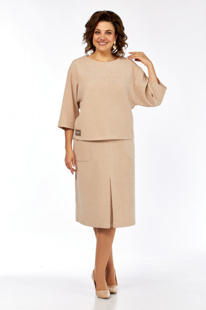 Юбочный комплект Элль-стиль 2441 бежевый