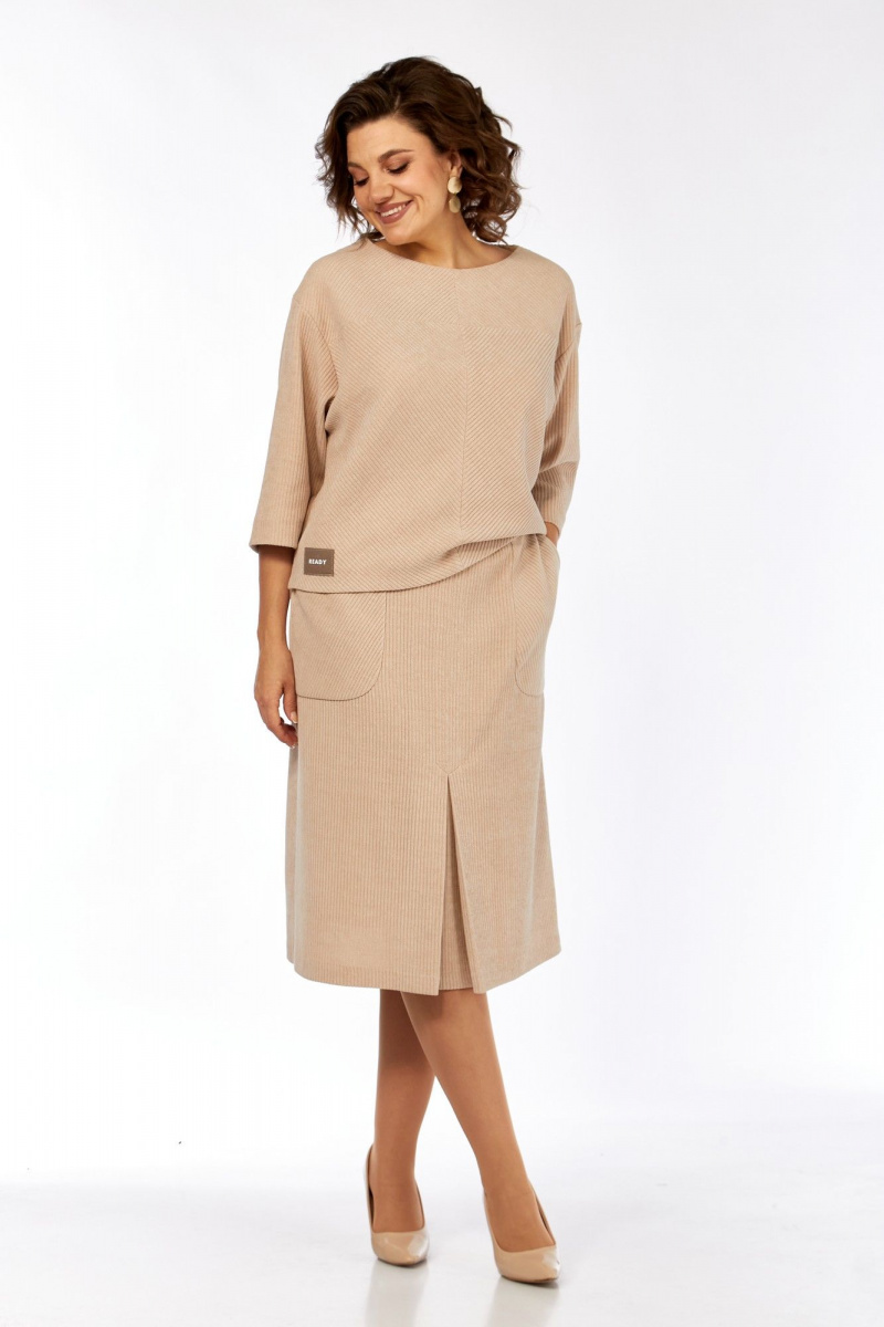 Юбочный комплект Элль-стиль 2441 бежевый