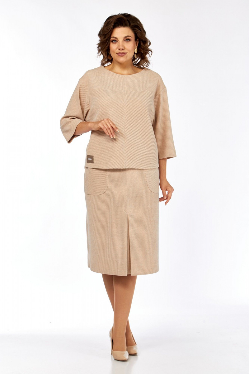 Юбочный комплект Элль-стиль 2441 бежевый