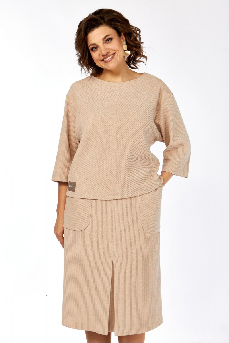Юбочный комплект Элль-стиль 2441 бежевый