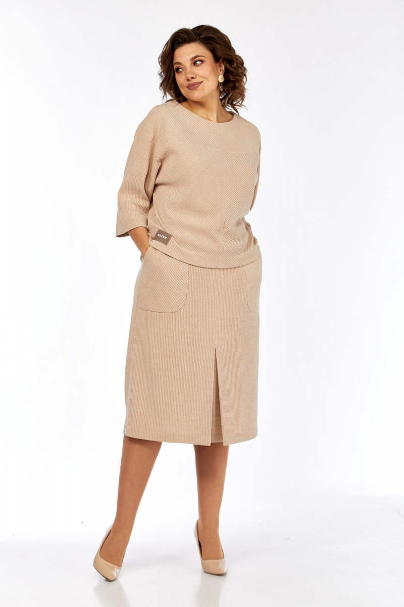 Юбочный комплект Элль-стиль 2441 бежевый
