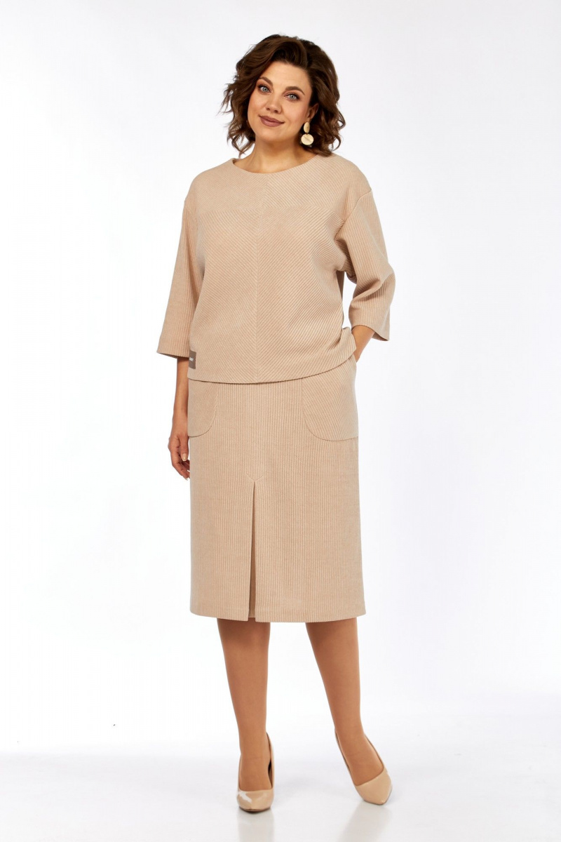 Юбочный комплект Элль-стиль 2441 бежевый