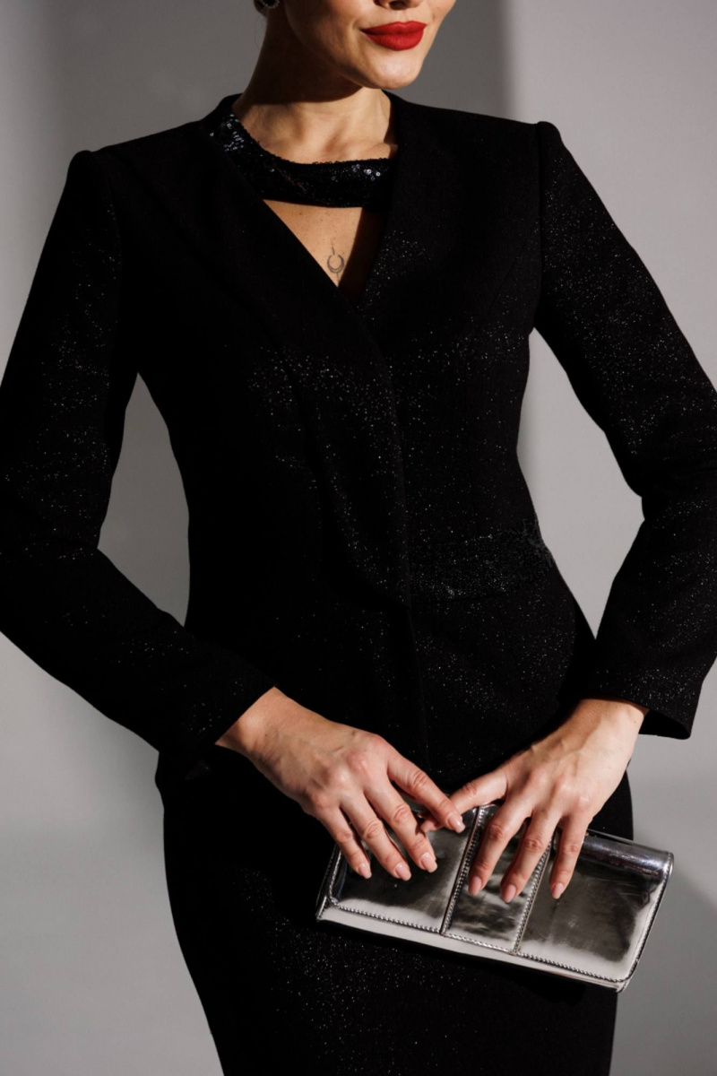 Юбочный костюм Мода Юрс 25-2888 черный