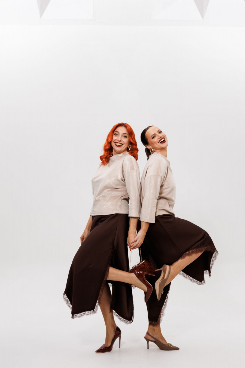 Юбочный комплект Mubliz 302 шоколадный