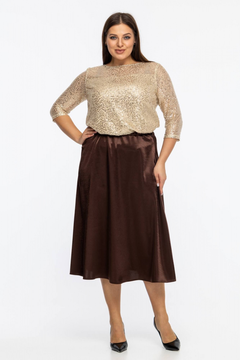 Юбки Avila 0758 коричневый