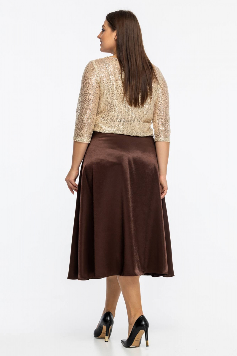 Юбки Avila 0758 коричневый