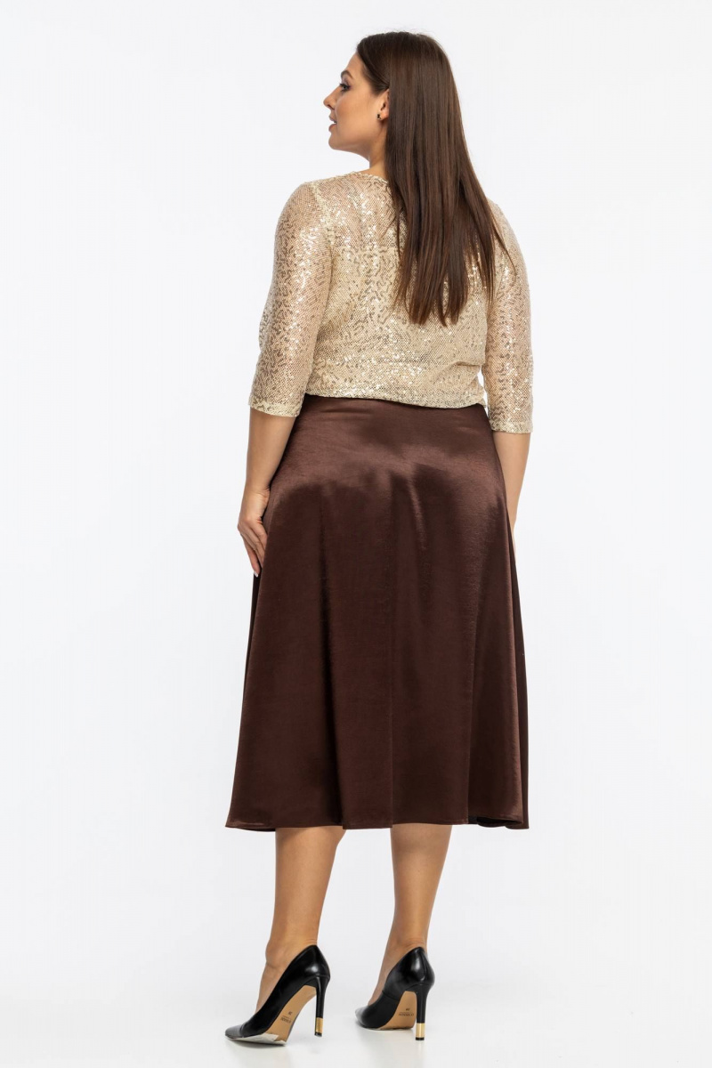 Юбки Avila 0758 коричневый