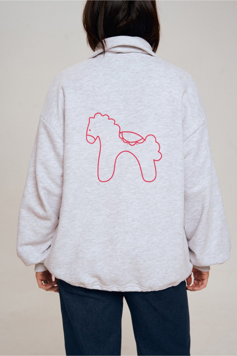 Джемперы JRSy 2652 серый_меланж