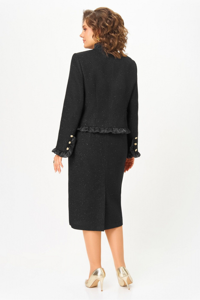 Юбочный костюм DaLi 3742.2 чёрный