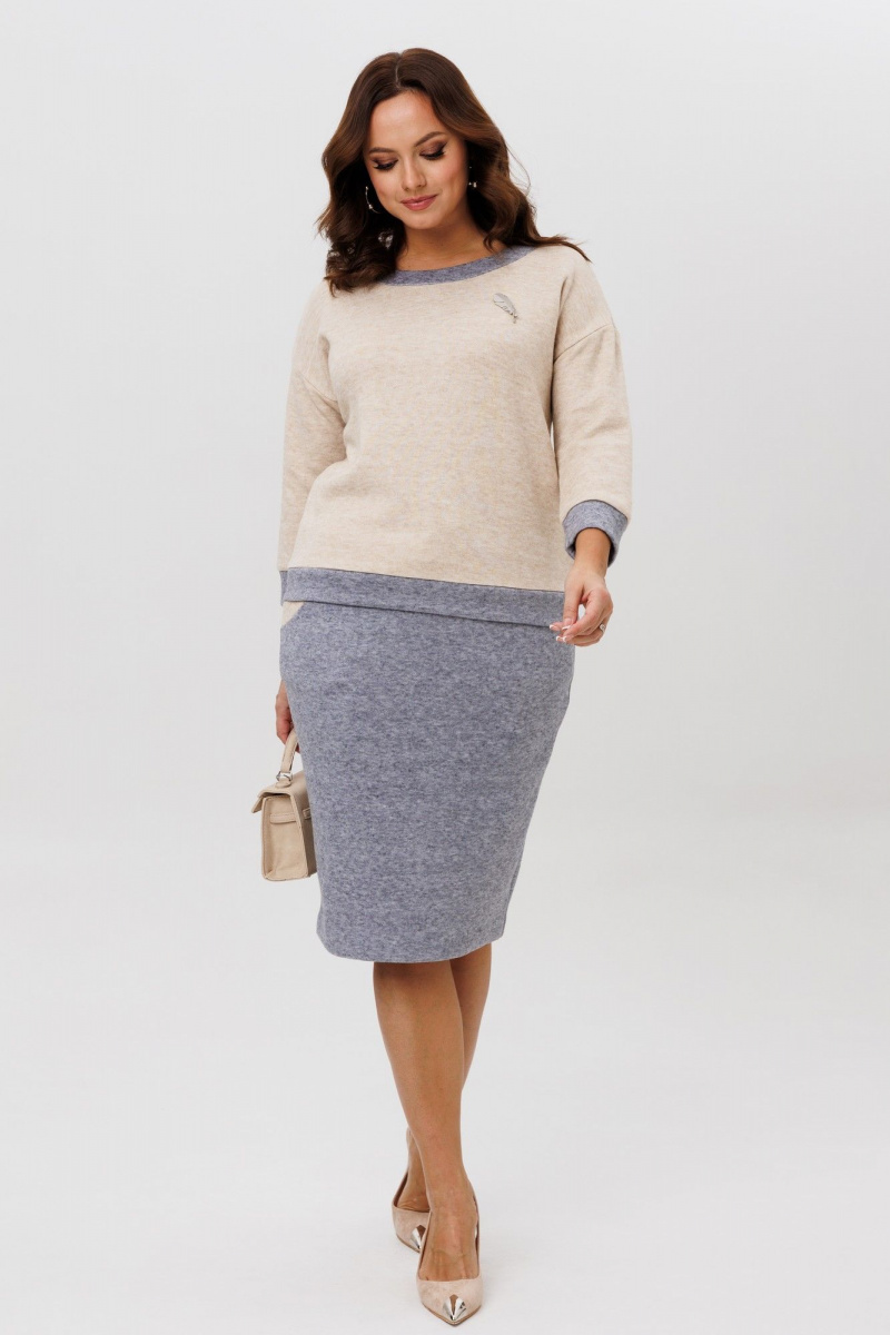 Юбочный комплект Galean Style 786.1 серый